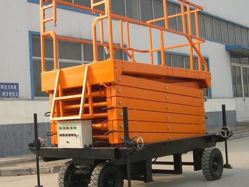 可伸縮臺面升降臺，有著較高的承載能力